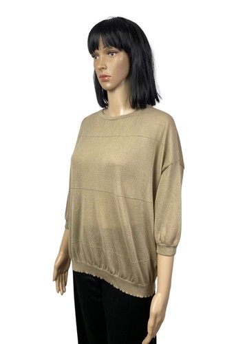 Brunello Cucinelli Knit Linen-Cotton Sweater size S - Picture 5 of 12