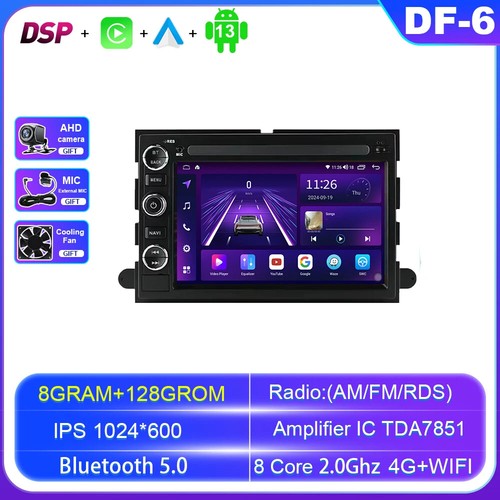 Para Ford/Mustang/Lincoln/Estilo Libre Android Radio Coche GPS Reproductor de Video Pantalla 4G - Imagen 12 de 30
