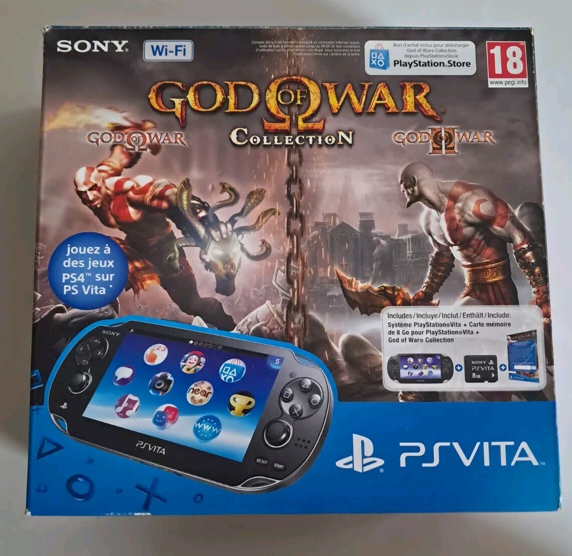 Fourreau VIDE Console SONY PS Vita Pack God Of War Collection 