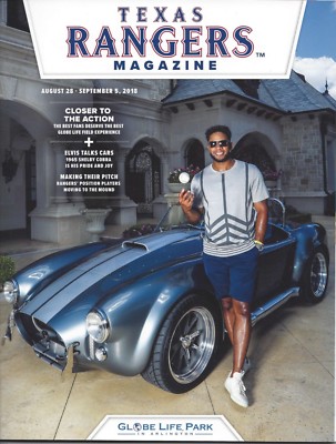 2018 Texas Rangers Program Elvis Andrus Volume 47 No. 10