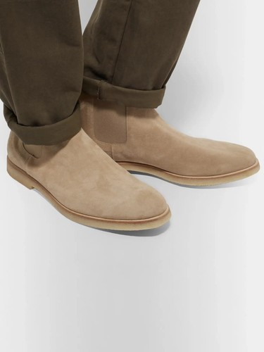 Mens Common Projects Suede Chelsea 
