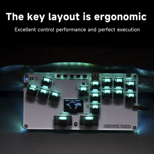 MustFun Hitbox Mini Stickless Controller PC PS Switch And Other Game Devices U6 - Picture 18 of 20