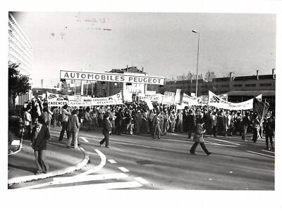 Press photo.AM21047.24x18 cm circa.1981.Peugeot automobiles.Manifestatio