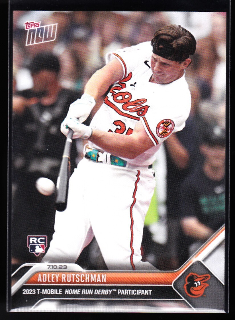 Adley Rutschman Orioles Rookie 2023 MLB Topps Now #552 T-Mobile Home Run Derby