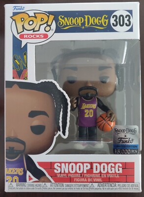 Funko Pop! Snoop Dogg Purple Lakers Jersey #303 Exclusive Limited
