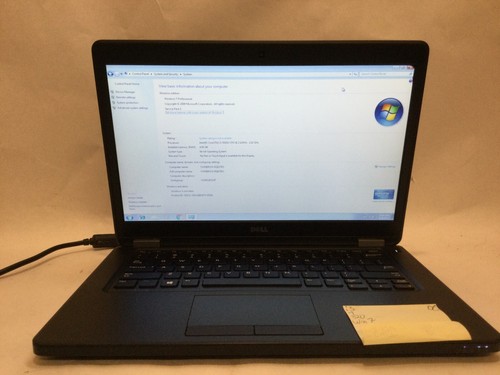 Dell Latitude E5450 / Intel Core i3-5010U / Windows 7 Pro / C-GRADE W/ ADAPTER!