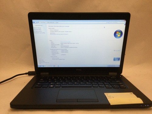 Dell Latitude E5450/Intel Core i3-5010U/Windows 7 Pro/C-GRADE MIT ADAPTER! - Bild 1 von 4