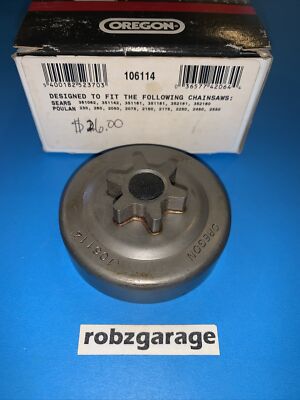 OREGON SPUR SPROCKET SEARS 351062 352161 352180 POULAN 2050 2175 2250 2550  D3