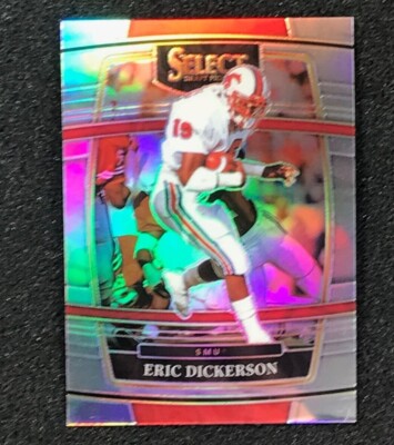 2022 Select Draft Picks ERIC DICKERSON Silver Prizm #71 SMU Mustangs
