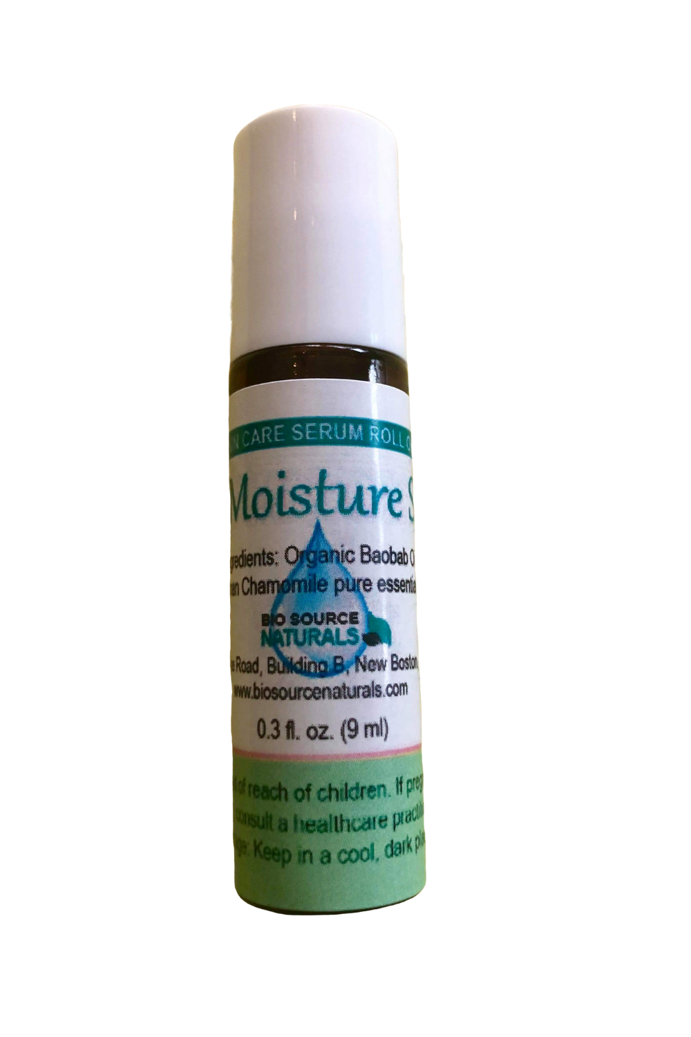 Hydrating Skin Serum Roll-On in Amber Glass - 0.3 fl oz (9 ml)
