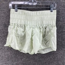 GB Shorts Girls M Green Mid Rise Pull On Chino Elastic Waist Lined Casual