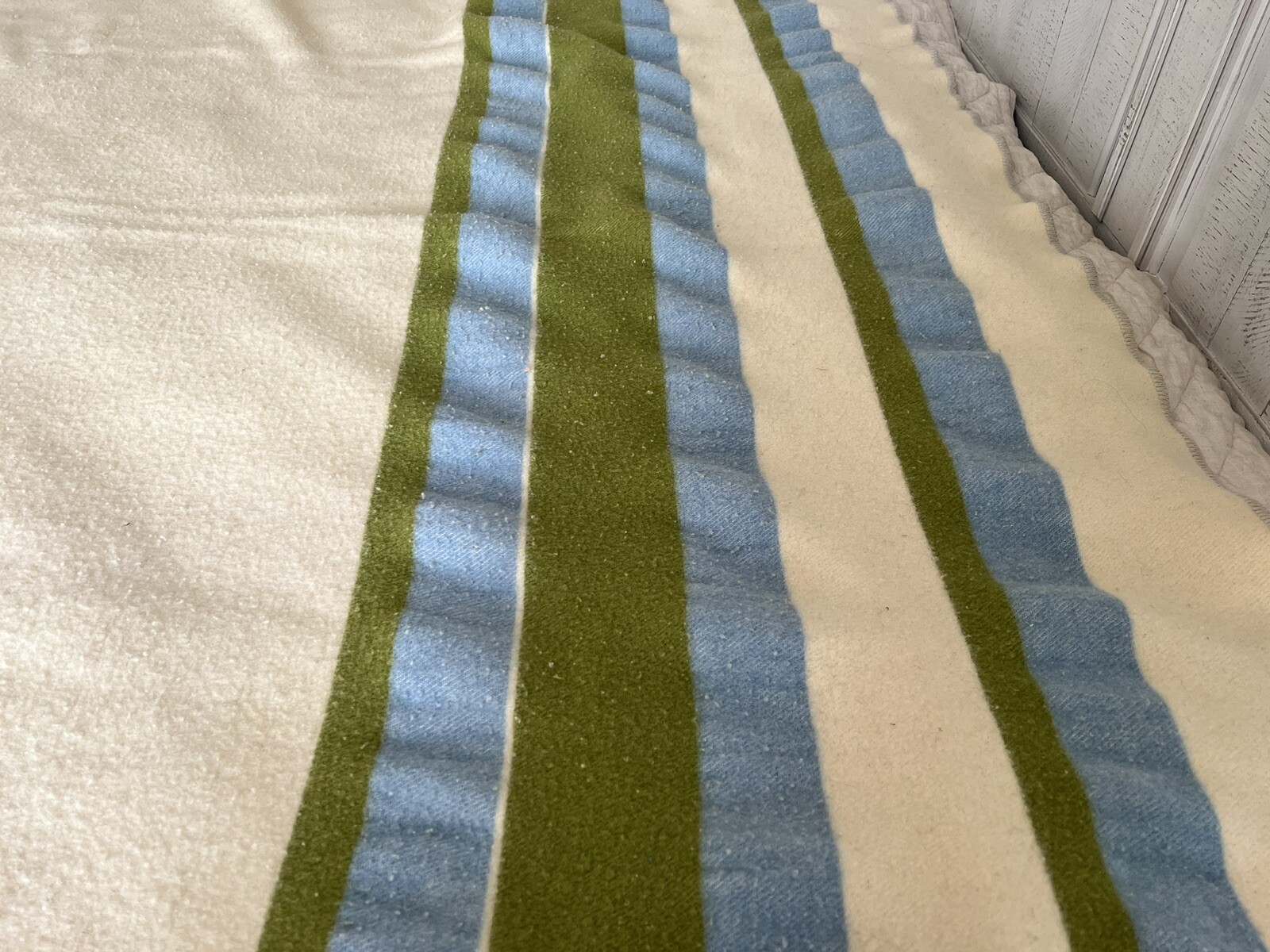 VINTAGE BARON WOOLEN MILLS WOOL BLANKET eBay