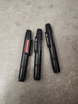 Set of 3 LENSPEN OPTICS CLEANER, large Belt, cannister pouch lot