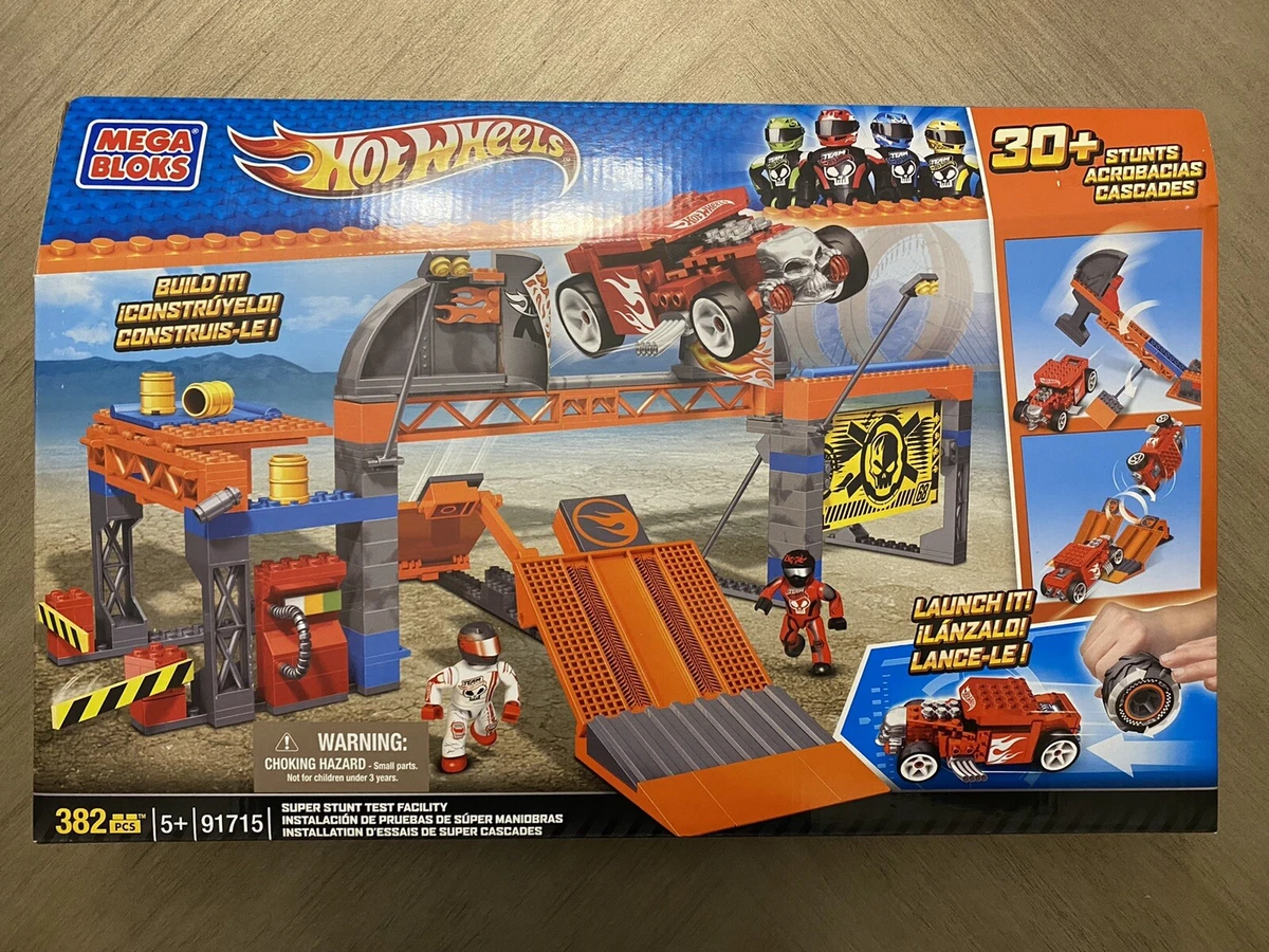 Mega Bloks 91715 Hot Wheels Super Stunt Test Facility New Sealed