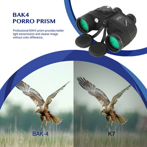 10X50 Binoculars Glimmer Night Vision Rangefinder Compass Waterproof - Picture 5 of 11