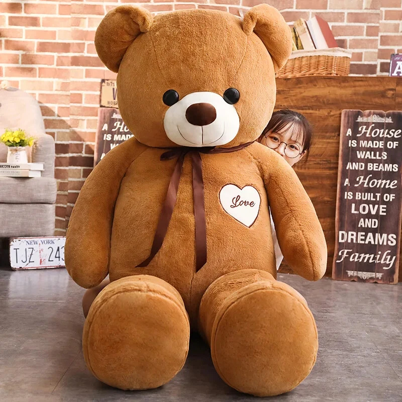 Baby Kids Giant Teddy Bear Huge Stuffed Plush Toy Soft Big Tie Large Gift Love - image 4 of 4