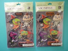 Halloween Trick or Treaters Dimensional Stickers 2 Packs Sealed K  Company
