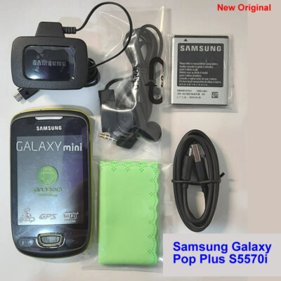 100% Genuine Original Samsung Pop Plus GT-S5570i GSM 3G WiFi 3MP Unlock  Phone-Bk UK