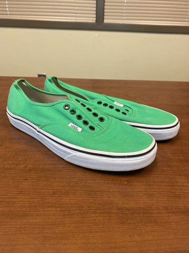 vans green laces