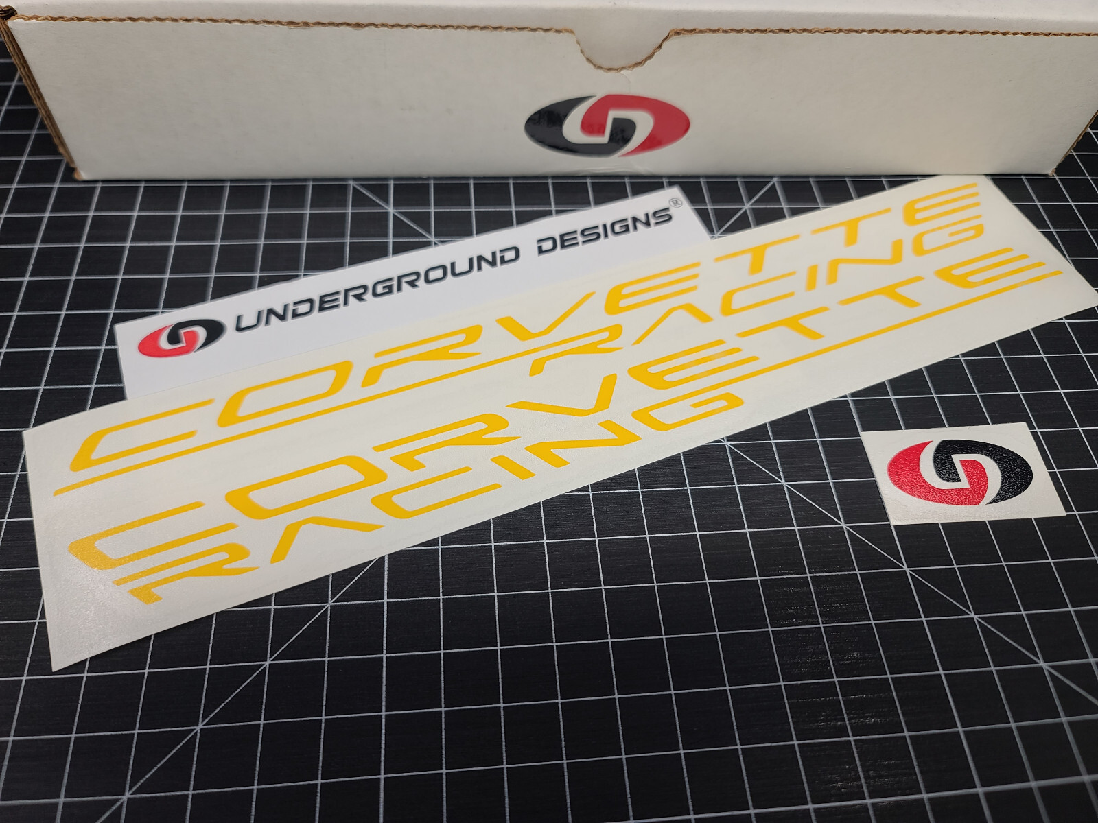 Corvette Racing Decals (2pk) C8 Style Racing Accent Stickers 2020-2026 ...