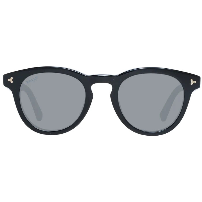 Bally BY0071 01A Black Round Plastic Sunglasses Frame 49-22