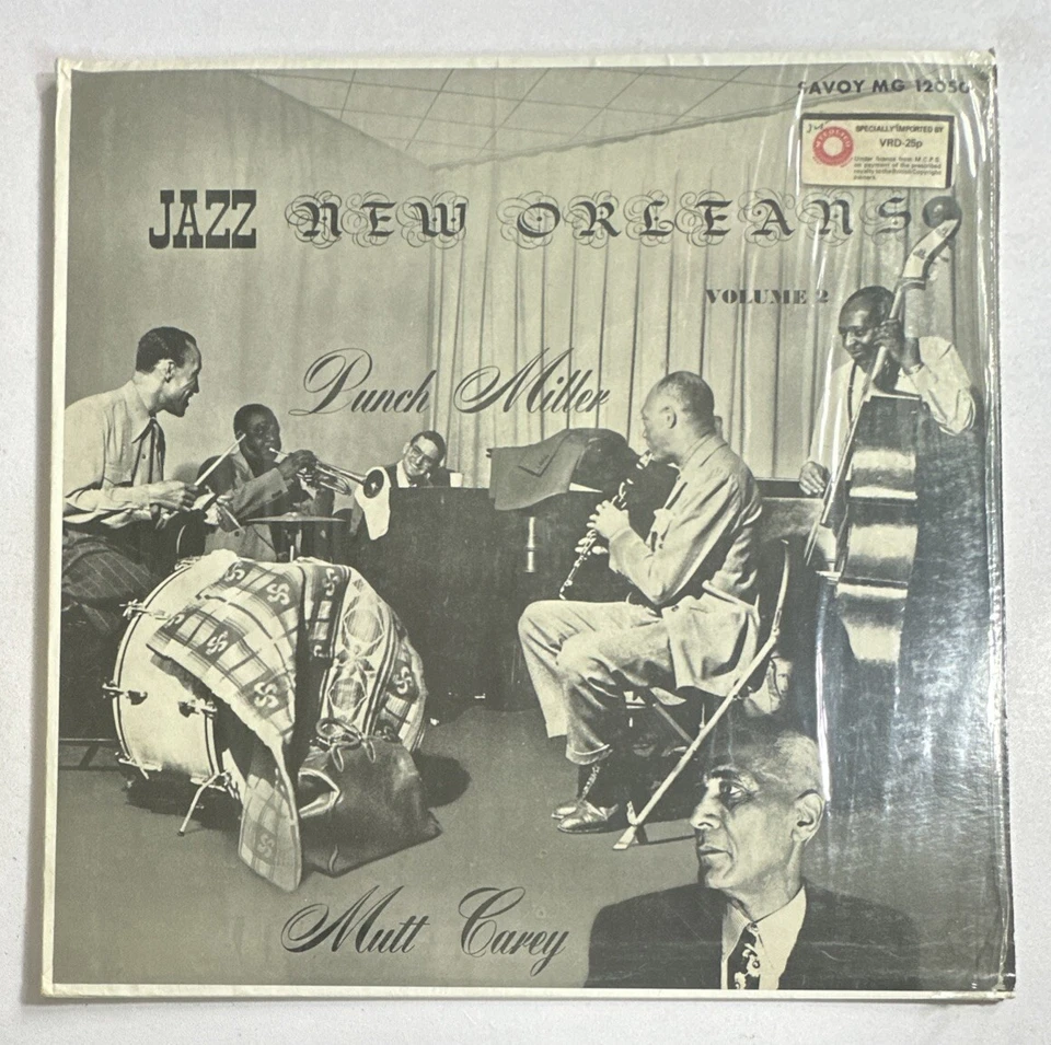 Punch Miller - Jazz New Orleans Volume 2 -  Vinyl Record Jazz Ex / Ex Condition - Image 2 of 4