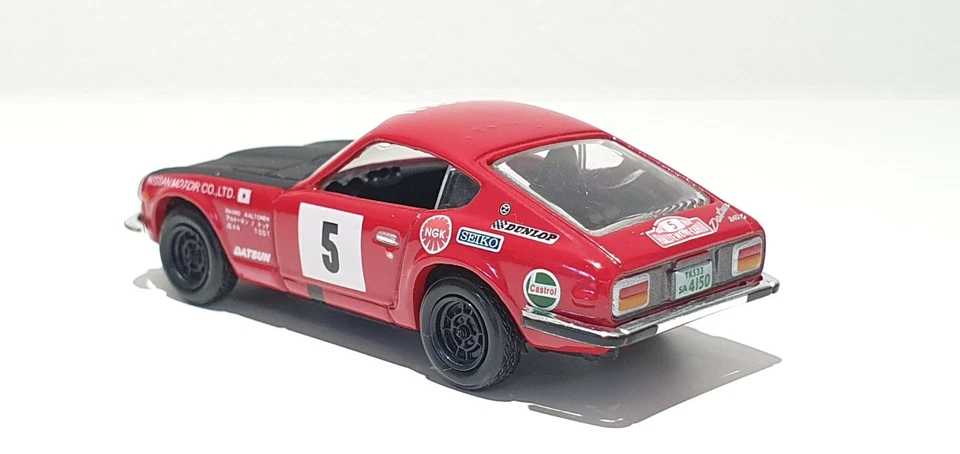 1/64 Konami Dydo DATSUN NISSAN FAIRLADY 240Z RALLY modelo de coche fundido a presión  Foto 3 de 3