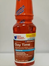 Non-Drowsy Day Time Cold & Flu Pain reliever, fever reducer 8 oz (237 mL)