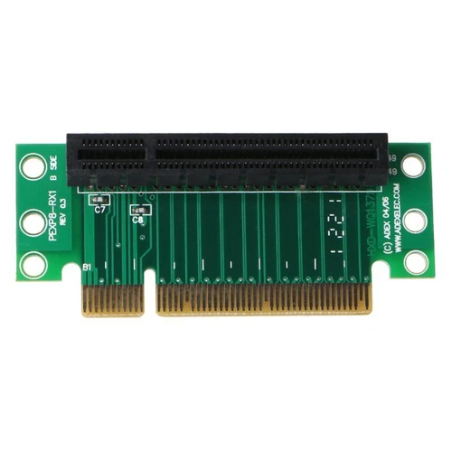PCI- for Express 8X Riser Card 90-Degree Adapter Card PCI-E Extender Extension C