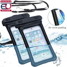 2 Pack Waterproof Floating Phone Pouch Dry Bag Case Cover for iPhone Samsung