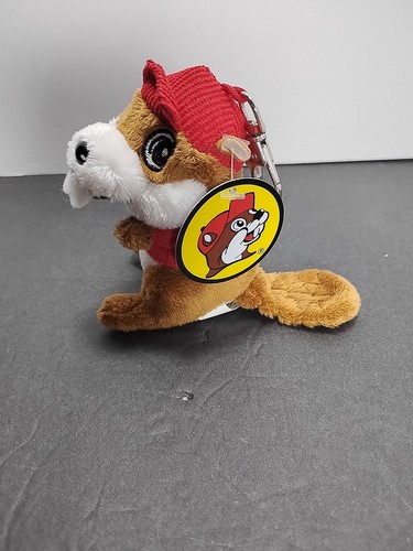 Bucees Buc-ee's Beaver Plush Keychain Gas Station Authentic Mini Zipper Pull NWT - Picture 5 of 5