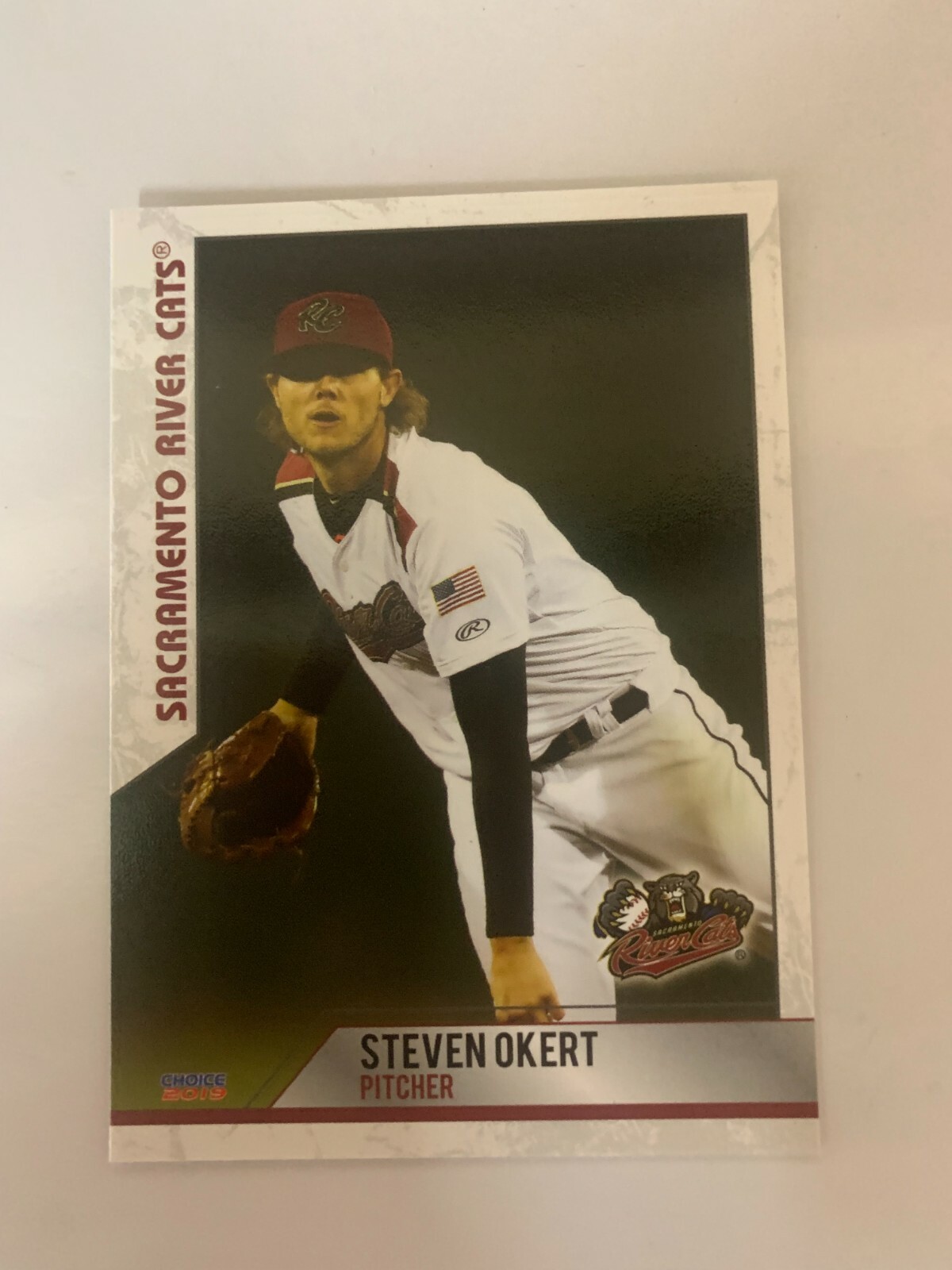 Steven Okert Card 2019 Sacramento River Cats Team Card eBay