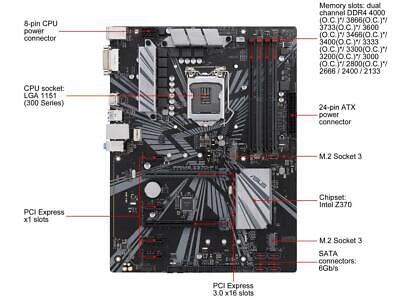 FOR ASUS Z370-P II Motherboard Supports 8/9th Generation i7 FOR ASUS Z370-P II Motherboard Supports 8/9th Generation i7