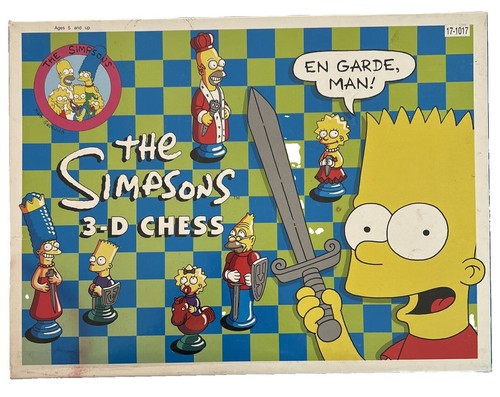 The Simpsons 3D Chess Set Board Game *Monty Burns-rated