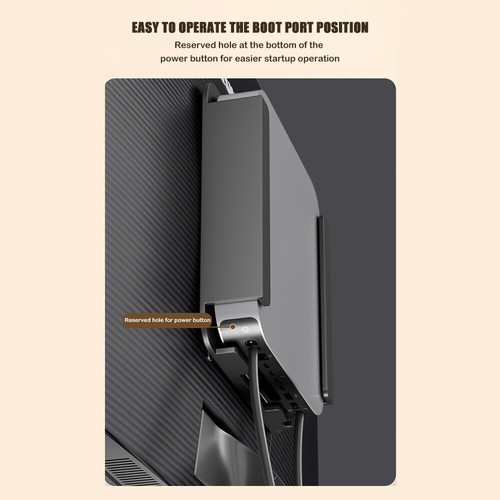 Steel Host Wall Bracket Storage Bracket for Apple Mac Mini Save Space - Afbeelding 4 van 9