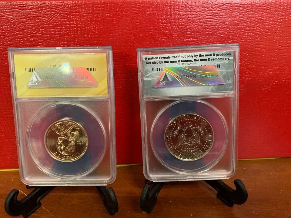 ANACS MS69PL 2019-D Rocketship Set First Day Issue JFK Native American - Image 4 of 4