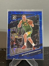 2021-22 Bojan Bogdanovic Panini Donruss Optic Basketball Blue Velocity #39 Jazz