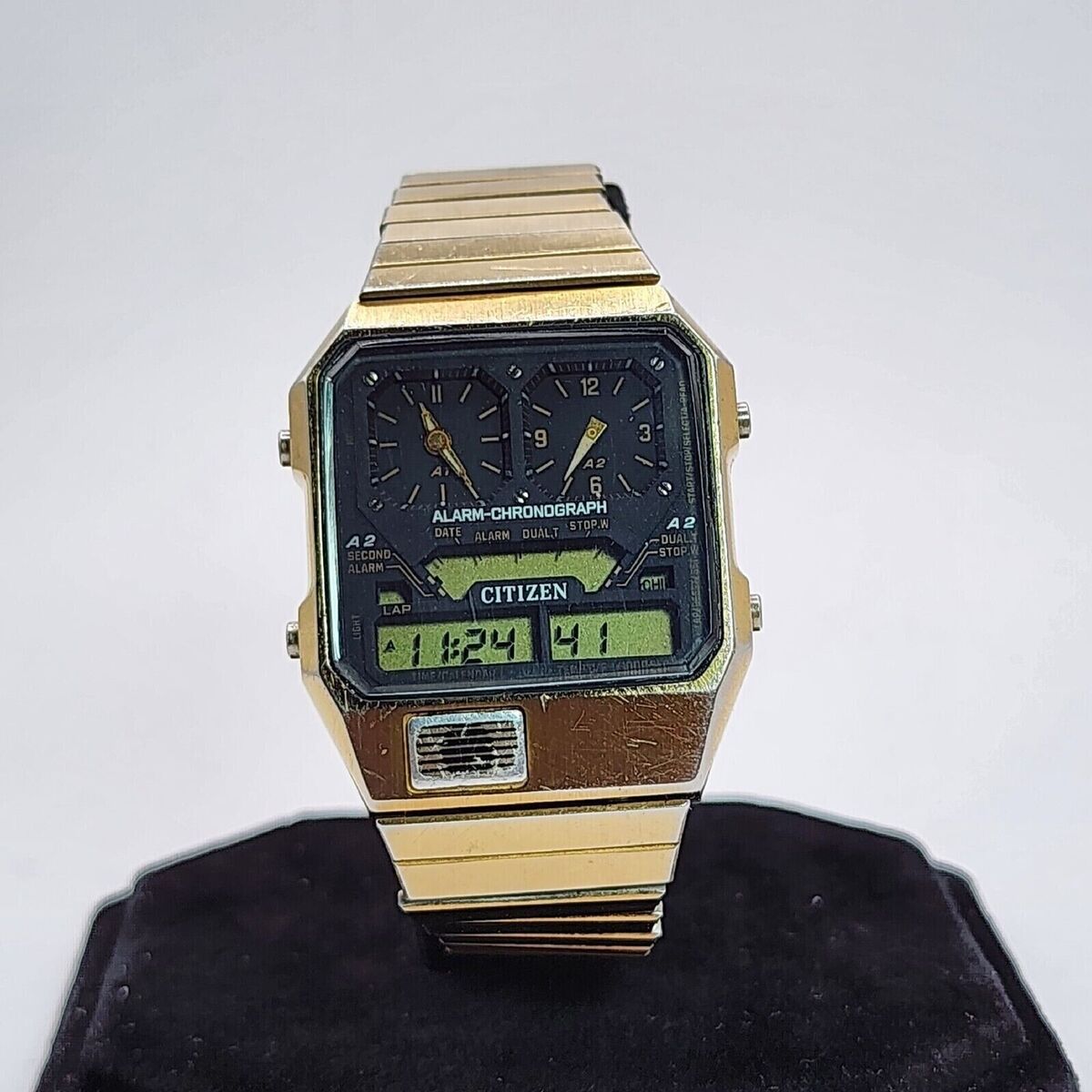 Vintage CITIZEN Quartz 8984-086503 Ana-Digi Chronograph Men Vintage CITIZEN Quartz 8984-086503 Ana-Digi Chronograph Men