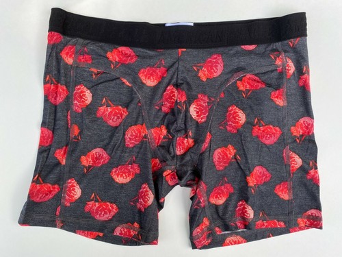 AE Ultra Soft Boxer Brief 6" Modal Men S Gray Red Rose American Eagle 6 inch New - 第 14/17 張圖片