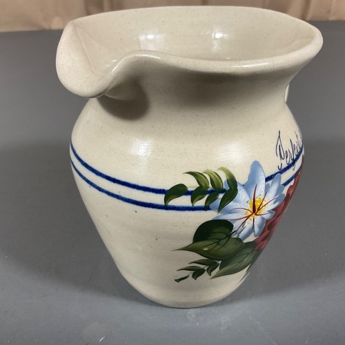 Yesteryears Hand Turned 4.5" Vintage Floral Pitcher Prefect Strength Marshall TX - Picture 10 of 24