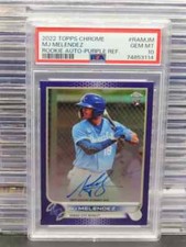 2022 Topps Chrome MJ Melendez Purple Refractor Rookie RC Auto #098/250 PSA 10