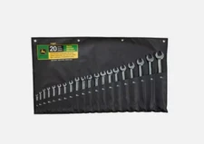 John Deere Metric Full-Polished Combination Wrench Set (20-Piece) TY19977
