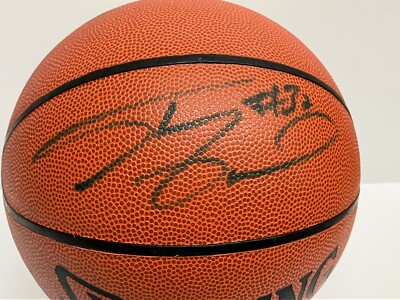 Shaquille O'Neal & Alonzo Mourning Signed Autograph FULL SIZE
