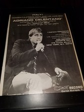 Adriano Celentano Azzurro Sky Rare Original Promo Poster Ad Framed!