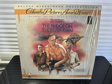 Vintage LaserDisc: The Bridge on the River Kwai   William Holden  Alec Guinness