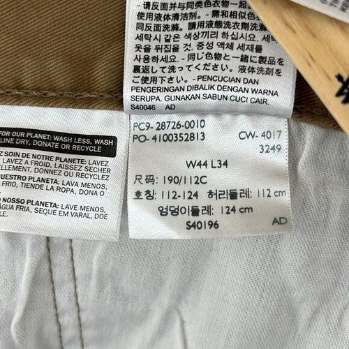 Levi’s 514 Straight Regular Fit Mens 44x34 Tan New Without Tags - Picture 11 of 12