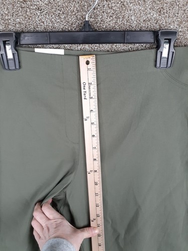 Style & Co Capri Pant Womens XXL Sage Green Rayon Nylon Pull On High Rise NWT - Picture 12 of 12