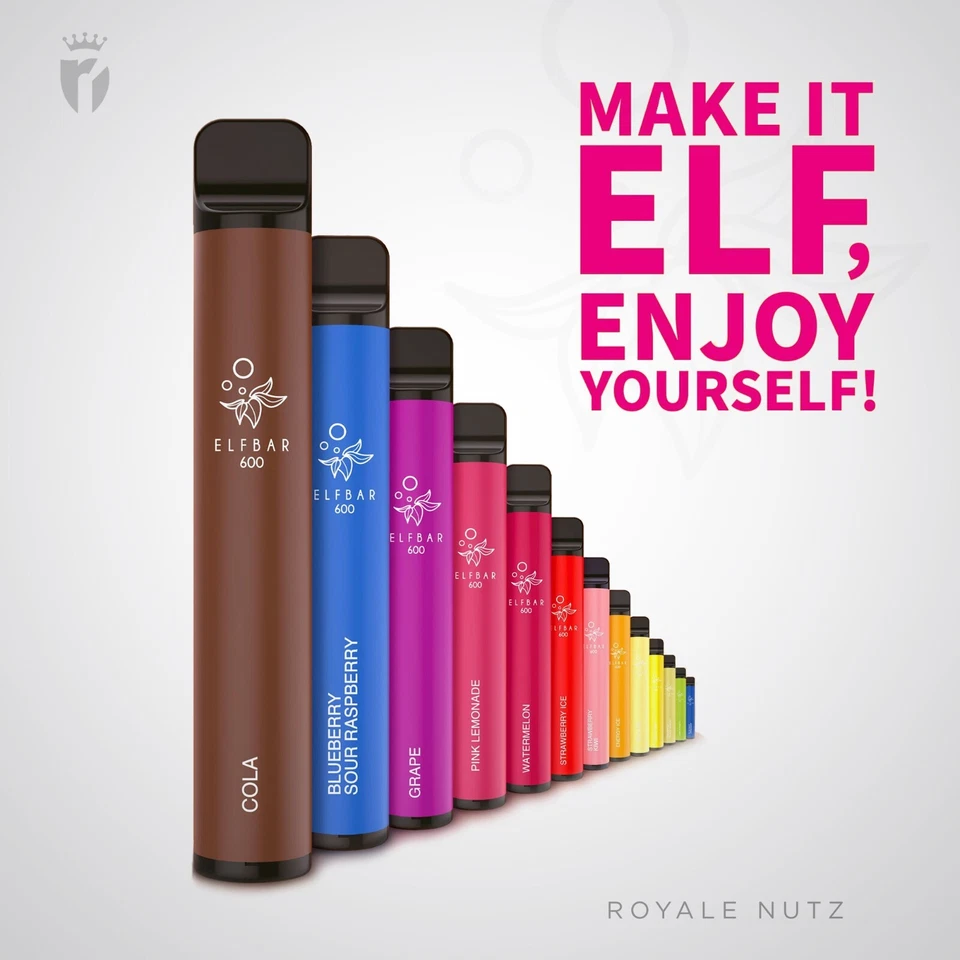 ELFBAR 600 800 CROWN BAR LOST MARY FLERBAR BM600 CRYSTAL  E-Zigarette E-Shisha - Bild 4 von 4