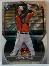 2023 Bowman Chrome RC Rookie MOJO #BCP-183 Carter Young   M16