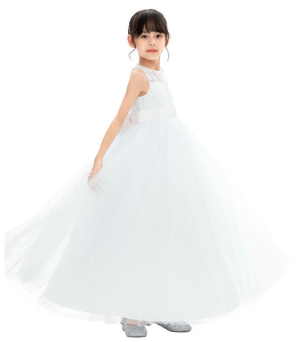 A-Line Flower Girl Dress Special Occasion Dress Birthday Party Dress Ball Gown - Picture 3 of 45